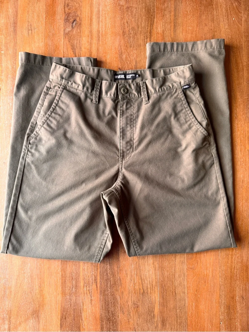 Vans Men's Chino Pants in Olive green size 30